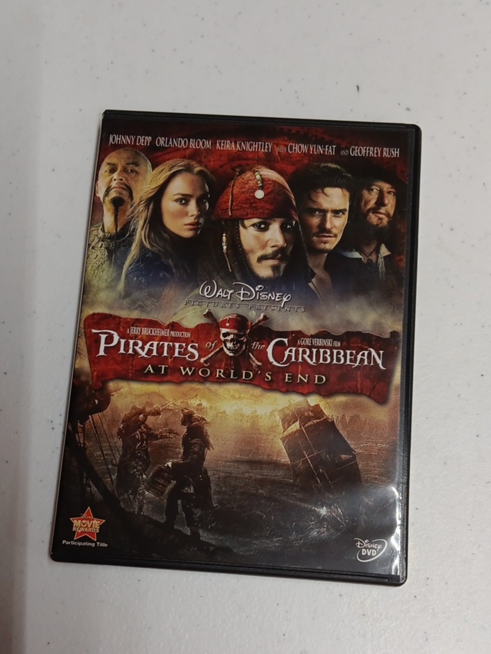Disney Pirates of the Caribbean: At World's End DVD EUC